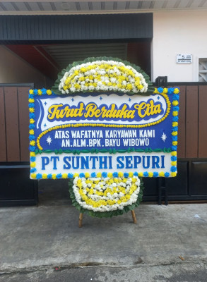Papan Bunga Duka di Girirejo
